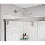 Uptown 44-47 x 76 in. 8 mm Sliding Shower Door for Alcove Installation with Clear glass in Chrome