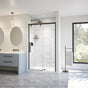Maax - Uptown 44-47 x 76 in. 8 mm Sliding Shower Door for Alcove Installation with Clear glass in Dark Bronze