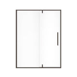 Uptown 57-59 x 76 in. 8 mm Pivot Shower Door for Alcove Installation with Clear glass in Dark Bronze