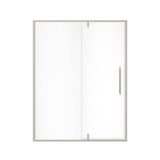 Uptown 57-59 x 76 in. 8 mm Pivot Shower Door for Alcove Installation with Clear glass in Brushed Nickel