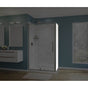 Maax - Uptown Return Panel for 32 in. Base with Clear glass in Brushed Nickel