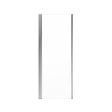 Uptown Return Panel for 36 in. Base with Clear glass in Chrome
