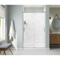 Maax - Incognito 76 44-47 x 76 in. 8mm Bypass Shower Door for Alcove Installation with Clear glass in Chrome