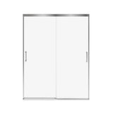Incognito 76 56-59 x 76 in. 8mm Bypass Shower Door for Alcove Installation with Clear glass in Chrome