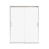Incognito 76 56-59 x 76 in. 8mm Bypass Shower Door for Alcove Installation with Clear glass in Brushed Nickel