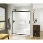 Maax - Revelation Square 56-59 x 70.5-73 in. 6 mm Bypass Shower Door for Alcove Installation with Clear glass in Matte Black