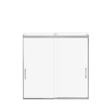 Revelation Square 56-59 x 56.75-59.25 in. 6 mm Bypass Tub Door for Alcove Installation with Clear glass in Chrome