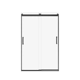 Revelation Square 44-47 x 70.5-73 in. 8mm Bypass Shower Door for Alcove Installation with Clear glass in Matte Black