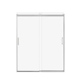 Revelation Square 56-59 x 70.5-73 in. 8mm Bypass Shower Door for Alcove Installation with Clear glass in Chrome