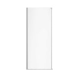 Nebula Return Panel for 36 in. Base with Clear glass in Chrome