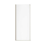 Nebula Return Panel for 36 in. Base with Clear glass in Brushed Nickel