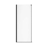 Nebula Return Panel for 36 in. Base with Clear glass in Matte Black