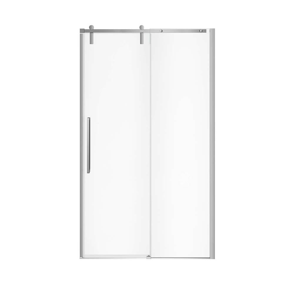 Nebula 44.5-46.5 x 78.75 in. 8mm Sliding Shower Door for Alcove Installation with Clear glass in Chrome