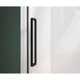 Nebula 44.5-46.5 x 78.75 in. 8mm Sliding Shower Door for Alcove Installation with Clear glass in Matte Black