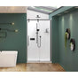 Maax - Nebula 44.5-46.5 x 78.75 in. 8mm Sliding Shower Door for Alcove Installation with Clear glass in Matte Black