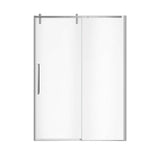 Nebula 56.5-58.5 x 78.75 in. 8mm Sliding Shower Door for Alcove Installation with Clear glass in Chrome