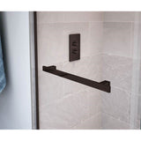 Duel 44-47 x 70.5-74 in. 8 mm Bypass Shower Door for Alcove Installation with Clear glass in Dark Bronze