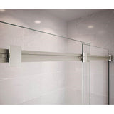 Duel 44-47 x 70.5-74 in. 8 mm Bypass Shower Door for Alcove Installation with Clear glass in Brushed Nickel