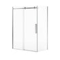 Maax - Halo Pro GS Return Panel for 36 in. Base with GlassShield glass in Chrome