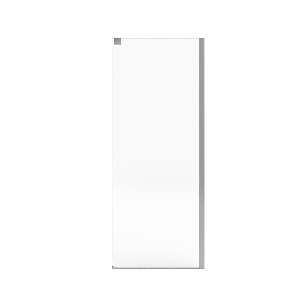 Incognito 76 Return Panel for 32 in. Base with Clear glass in Chrome