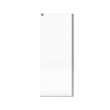 Incognito 76 Return Panel for 32 in. Base with Clear glass in Chrome