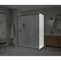 Maax - Incognito 76 Return Panel for 32 in. Base with Clear glass in Brushed Nickel
