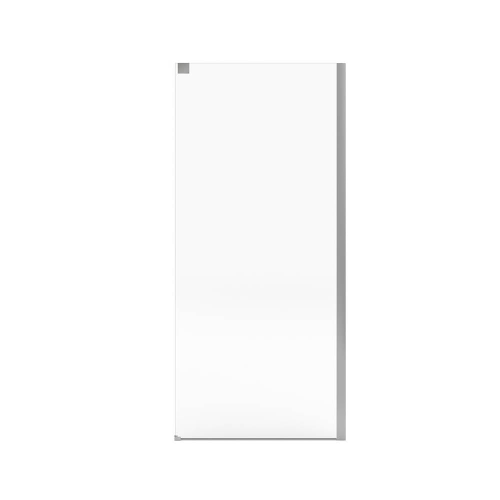 Incognito 76 Return Panel for 36 in. Base with Clear glass in Chrome