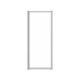 Pivolok 27-28.75 x 64.5 in. Pivot Shower Door for Alcove Installation with Clear glass in Chrome