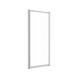 Pivolok 27-28.75 x 64.5 in. Pivot Shower Door for Alcove Installation with Clear glass in Chrome