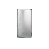 Pivolok 29-30.75 x 64.5 in. Pivot Shower Door for Alcove Installation with Raindrop glass in Chrome