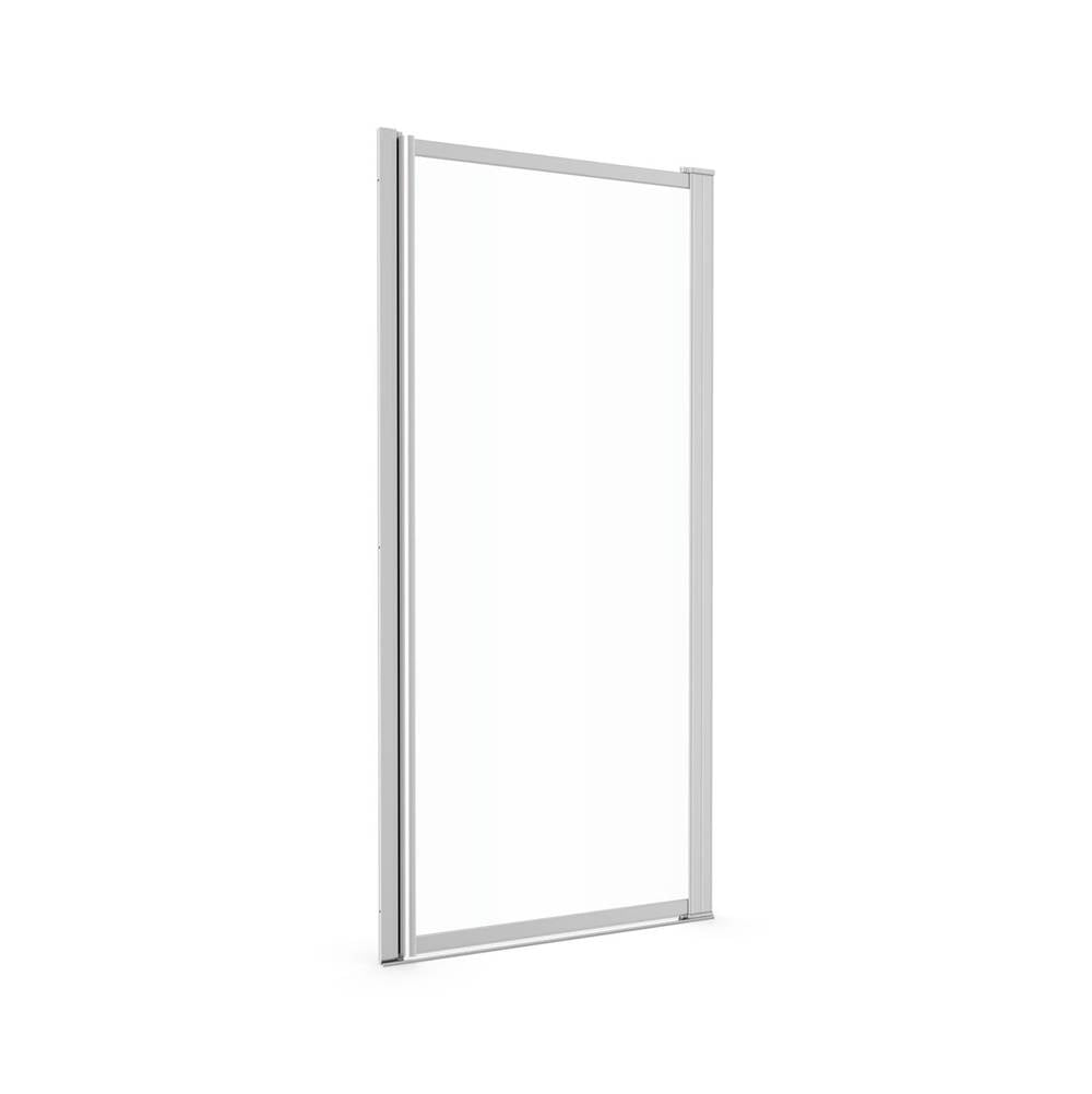 Pivolok 29-30.75 x 64.5 in. Pivot Shower Door for Alcove Installation with Clear glass in Chrome