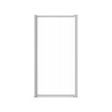 Pivolok Deluxe 32.5-37 x 64.5 in. Pivot Shower Door for Alcove Installation with Clear glass in Chrome