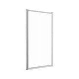 Pivolok Deluxe 32.5-37 x 64.5 in. Pivot Shower Door for Alcove Installation with Clear glass in Chrome