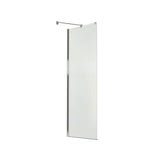 Reveal 71 Return Panel for 32 in. Base with Clear glass in Chrome