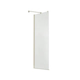 Reveal 71 Return Panel for 34 in. Base with Clear glass in Brushed Nickel