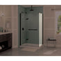 Maax - Reveal 71 Return Panel for 36 in. Base with Clear glass in Dark Bronze
