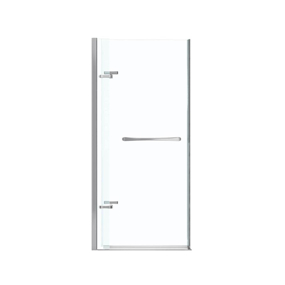 Reveal 71 32.5-35.5 x 71.5 in. 8mm Pivot Shower Door for Alcove Installation with Clear glass in Chrome