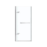 Reveal 71 32.5-35.5 x 71.5 in. 8mm Pivot Shower Door for Alcove Installation with Clear glass in Chrome