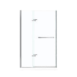 Reveal 71 38-41 x 71.5 in. 8mm Pivot Shower Door for Alcove Installation with Clear glass in Chrome