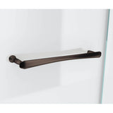 Reveal 71 38-41 x 71.5 in. 8mm Pivot Shower Door for Alcove Installation with Clear glass in Dark Bronze