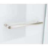 Reveal 71 38-41 x 71.5 in. 8mm Pivot Shower Door for Alcove Installation with Clear glass in Brushed Nickel