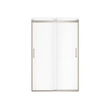 Revelation Round 44-47 in. x 70.5-73 in. 6 mm Bypass Shower Door for Alcove with Clear glass in Brushed Nickel