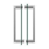 Revelation Round 44-47 in. x 70.5-73 in. 6 mm Bypass Shower Door for Alcove Installation with Clear glass in Matte Black