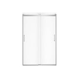 Revelation Round 44-47 x 70.5-73 in. 8mm Bypass Shower Door for Alcove Installation with Clear glass in Chrome