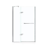 Reveal 71 51.5-54.5 x 71.5 in. 8mm Pivot Shower Door for Alcove Installation with Clear glass in Chrome