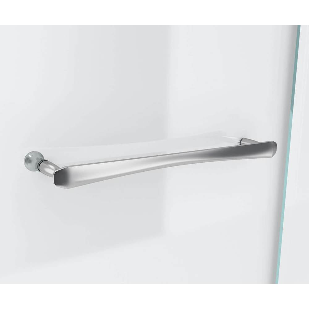 Reveal 71 51.5-54.5 x 71.5 in. 8mm Pivot Shower Door for Alcove Installation with Clear glass in Chrome