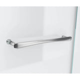 Reveal 71 51.5-54.5 x 71.5 in. 8mm Pivot Shower Door for Alcove Installation with Clear glass in Chrome