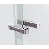Reveal 71 51.5-54.5 x 71.5 in. 8mm Pivot Shower Door for Alcove Installation with Clear glass in Chrome
