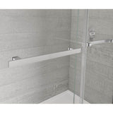 Duel Alto 56-59 X 78 in. 8mm Bypass Shower Door for Alcove Installation with GlassShield glass in Chrome