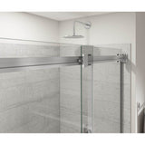 Duel Alto 56-59 X 78 in. 8mm Bypass Shower Door for Alcove Installation with GlassShield glass in Chrome
